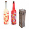 Botella Led motivos navideños 2c Blanca,Roja