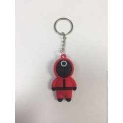 Llavero 3D Soldado Juego del Calamar Círculo
