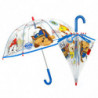 Paraguas manual transparente Patrulla Canina Paw P