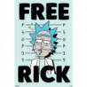 POSTER RICK Y MORTY FREE RICK
