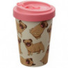 Puckator Bamboo Wooden Coffee Cup with Unscrewable