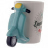 Taza de Cerámica - Asa con Forma de Moto Scooter