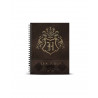 Harry Potter Marrón Cuaderno A4 Papel Cuadriculado