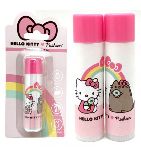 Bálsamo Labial en Barra - Hello Kitty y Gato Pushe