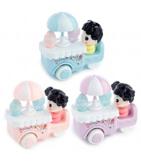 Coche de Juguete de Propulsión - Carrito de Helado