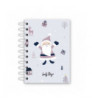 CUADERNO A6 NAVIDAD PAPA NOEL GRIS
