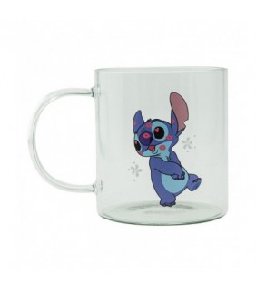 Taza de vidrio Disney Lilo & Stitch