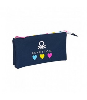 PORTATODO TRIPLE BENETTON "LOVE"
