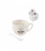 TAZA CON CUCHARA 265ML PROFE
