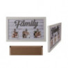 Marco de madera blanco, Family con 3 clips