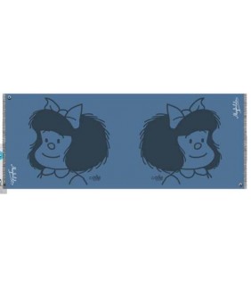 Bufanda Azul Mafalda