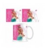 Taza Barbie Girl rosa y blanco 315ml