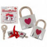 Candados de Enamorados Corazon