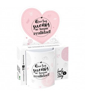 TAZA 330 ML - QUÉ TUS SUEÑOS SE HAGAN REALIDAD