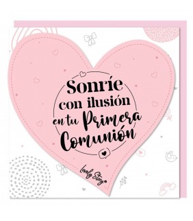 TARJETA DE FELICITACIÓN - SONRÍE CON ILUSIÓN EN TU