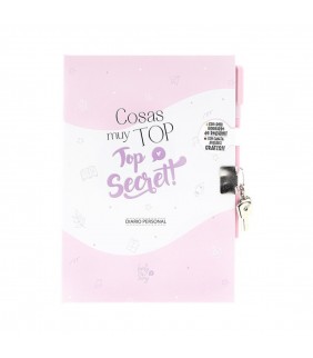 SET DIARIO CON CANDADO + BOLÍGRAFO - COSAS MUY TOP