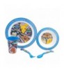 SET MICRO 5 PCS (PLATO, CUENCO, VASO 260 ML Y CUBI