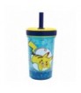 VASO PP ANTIVUELCO CON PAJITA DE SILICONA 370 ML P