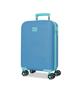 Maleta trolley ABS Azulon Stitch Disney 55cm